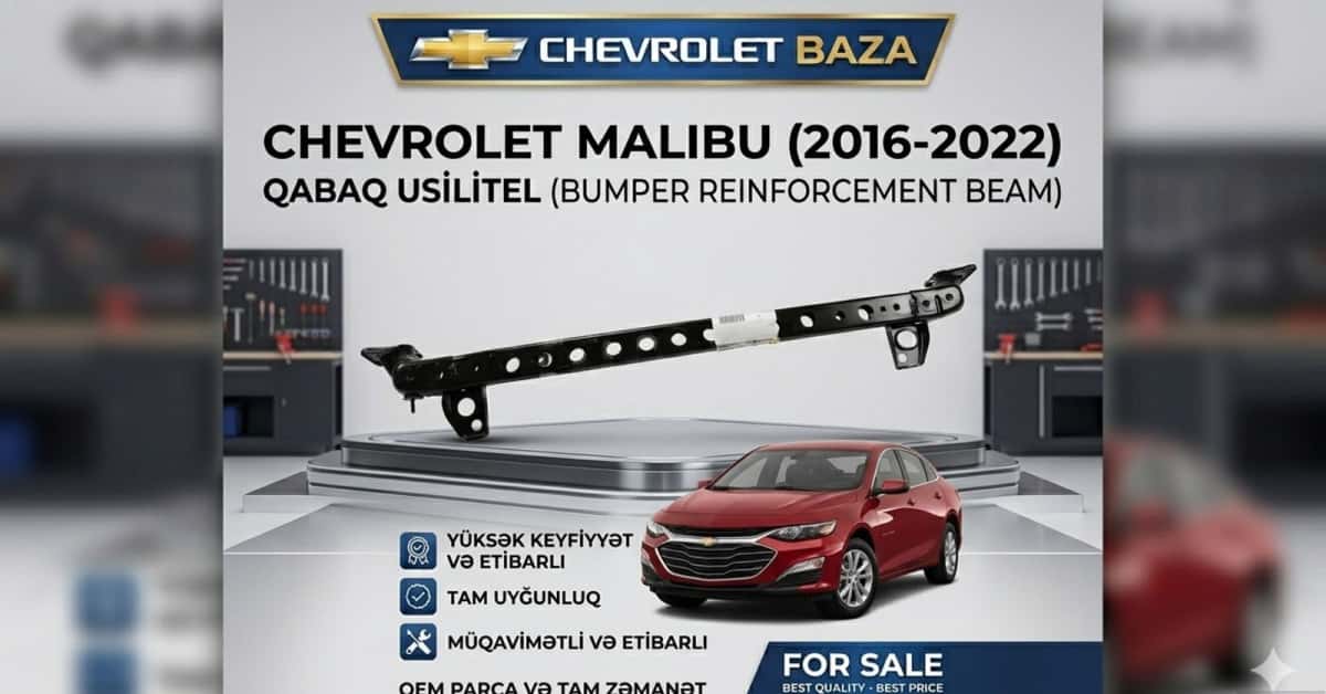 Ön ekran üst dəmir (usilitel) Chevrolet Malibu 2016-2019 - Tenderyard
