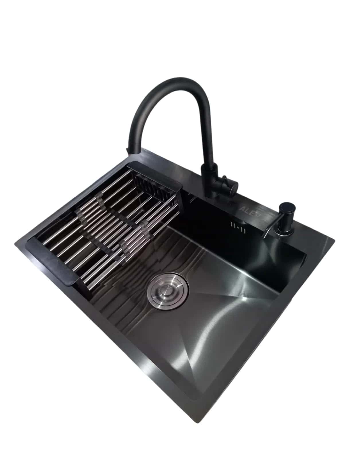 Rectangular sink, Black color - Tenderyard