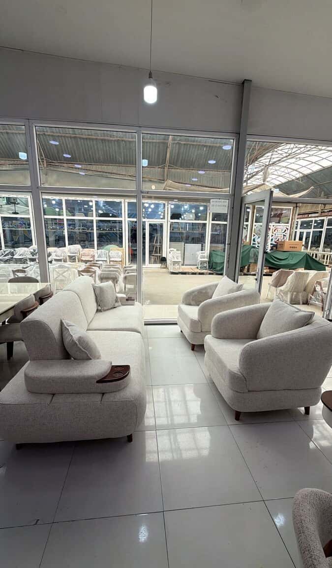 İki yerli divan, Boz rəng - Tenderyard