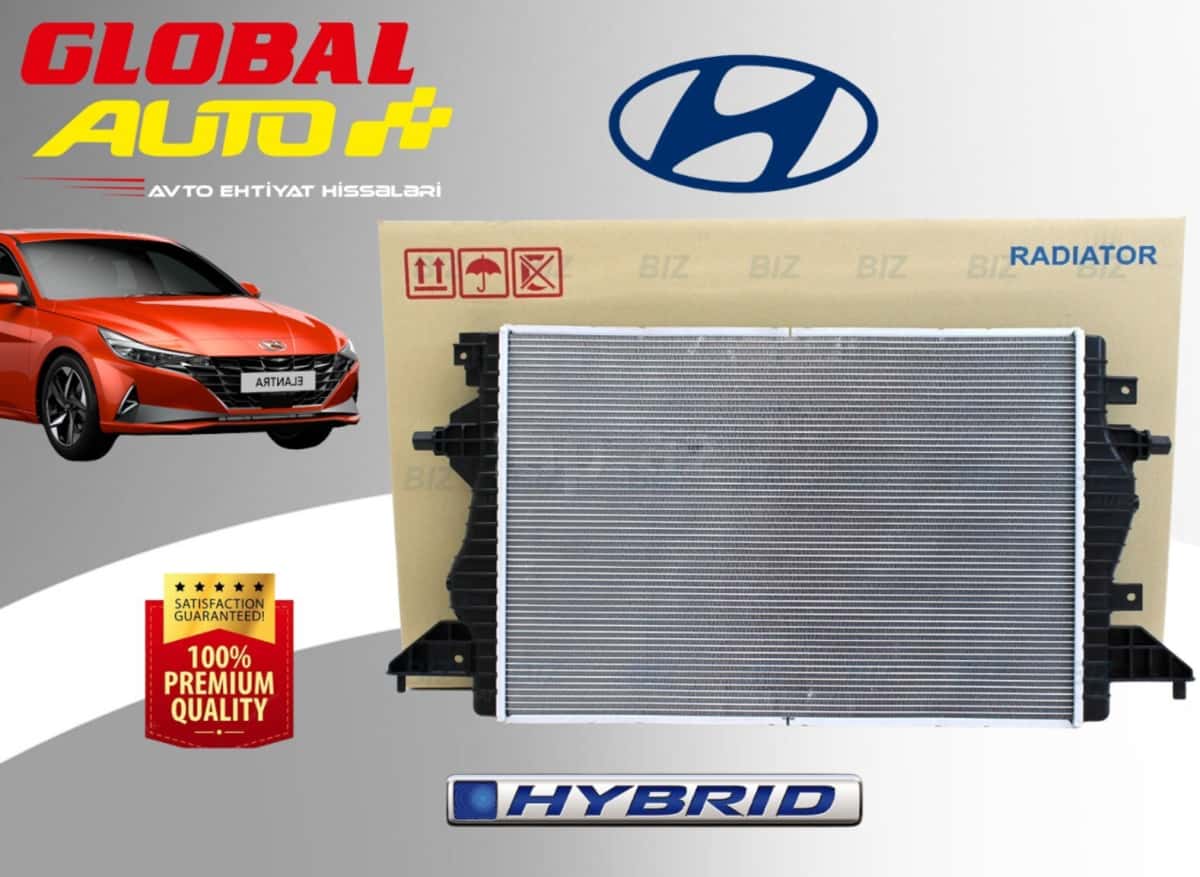 Water radiator Hyundai Elantra 2021-2025 1.6 Hybrid - Tenderyard