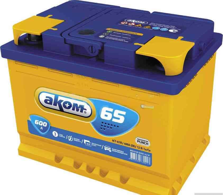 Akkumulyator Akom 65 Ah - Tenderyard