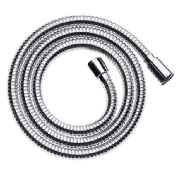 Shower hose stainless steel, silver, 2 m - Tenderyard