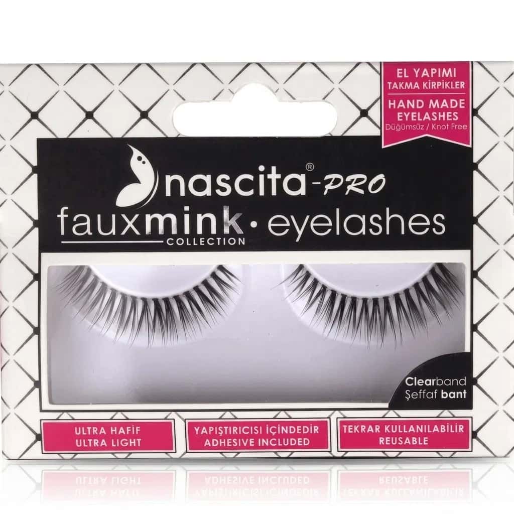 Nascita Fauxmink Süni Kirpik, L Qıvrım, 12mm - Tenderyard