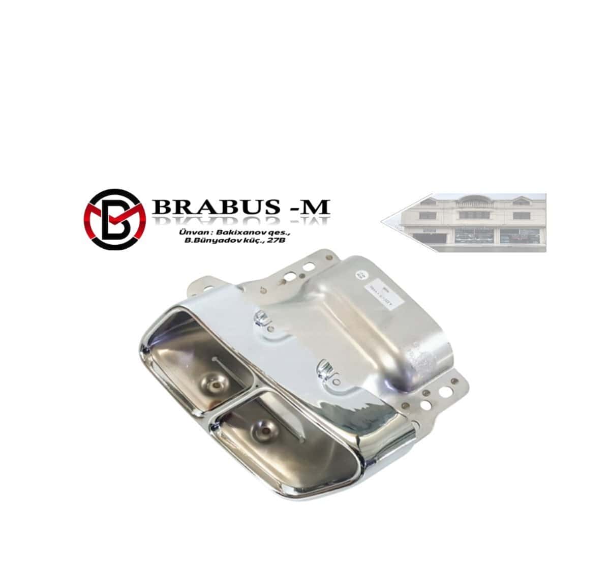 Muffler tip for Mercedes W221 S63 AMG - Tenderyard