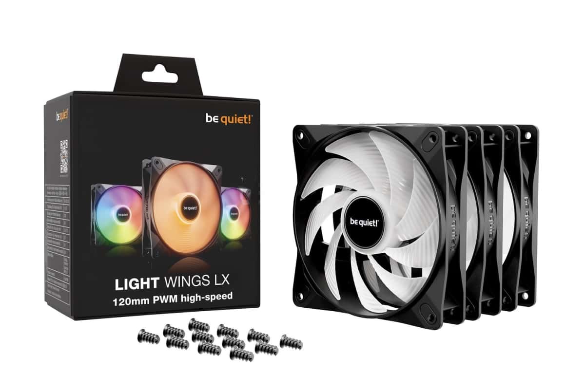 Computer fan be quiet! Light Wings LX 120mm PWM 3-pack - Tenderyard
