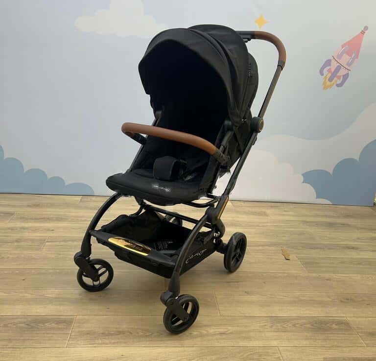 Unisex baby stroller, Black color - Tenderyard