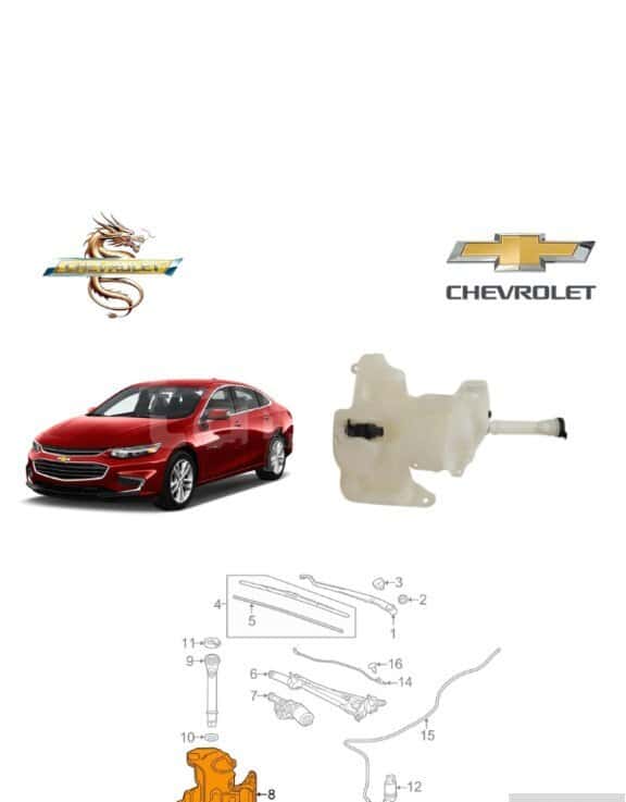 Coolant reservoir Chevrolet Malibu 2017 - Tenderyard