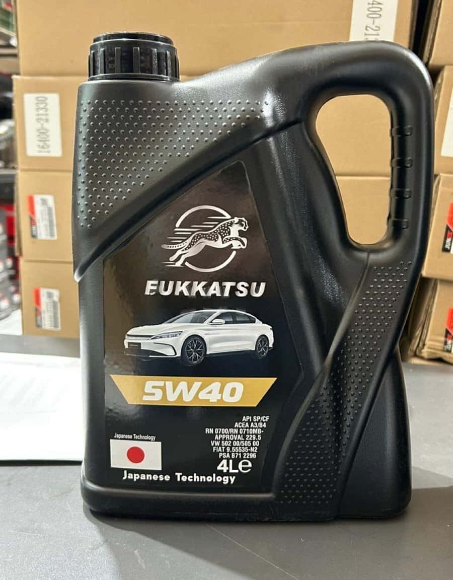 Mühərrik yağı Fukkatsu 5W40, yağ filteri və dəyişilmə - Tenderyard