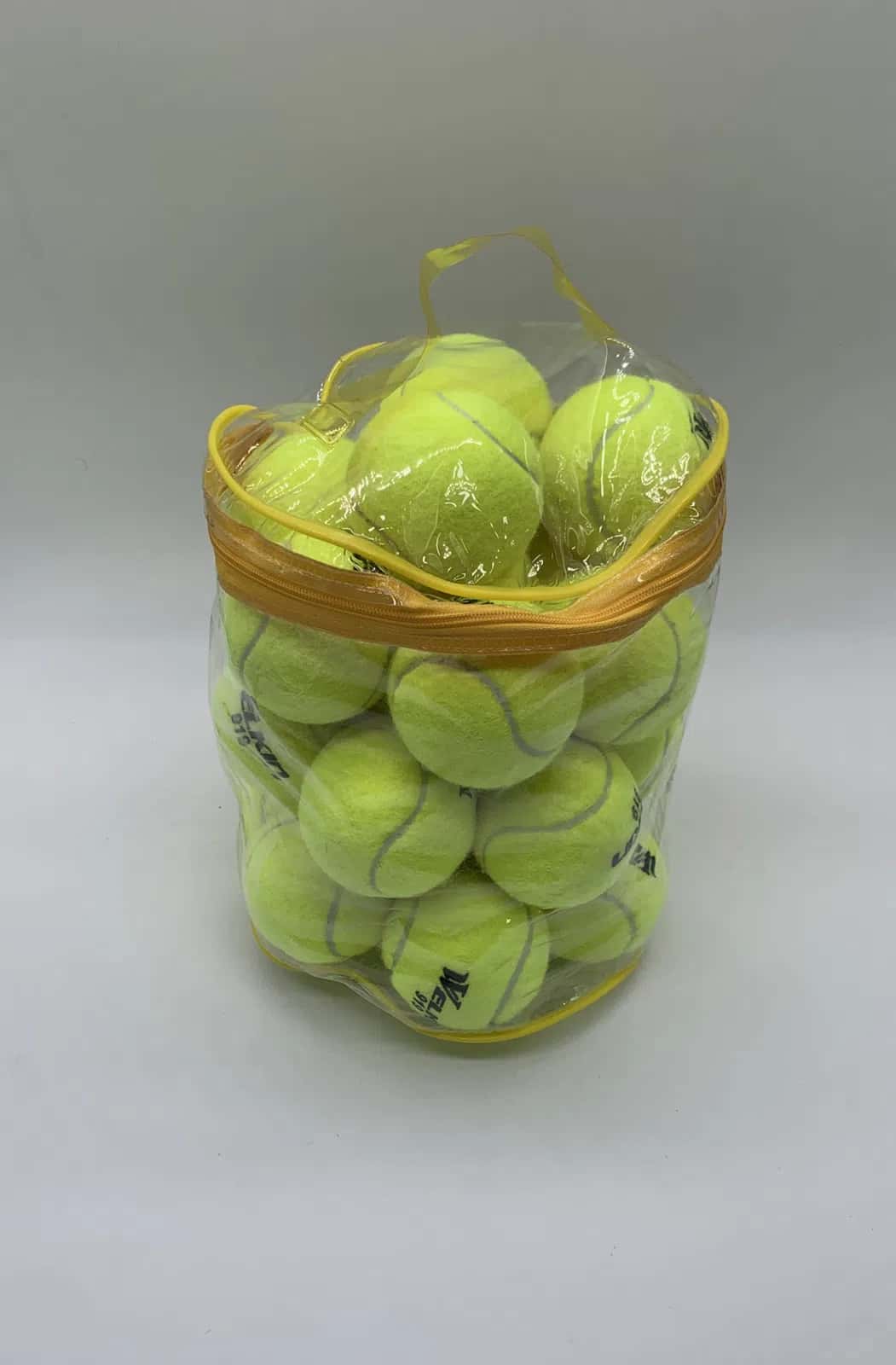 Tennis ball set, green, 24 pieces - Tenderyard