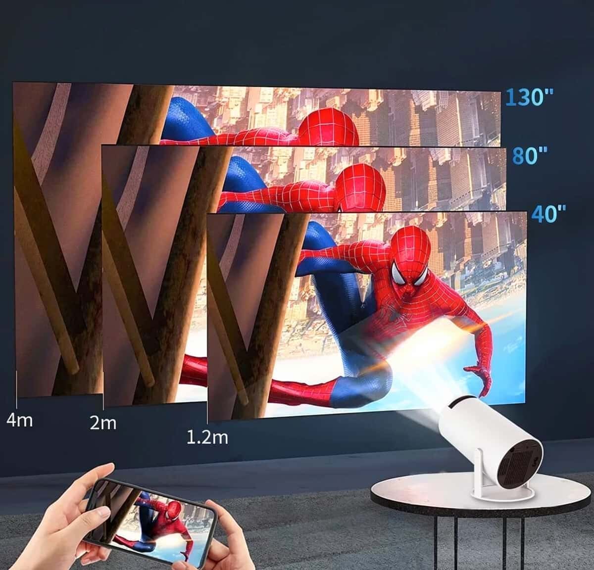 HY300 Mini Android 11 Smart Projector - Tenderyard