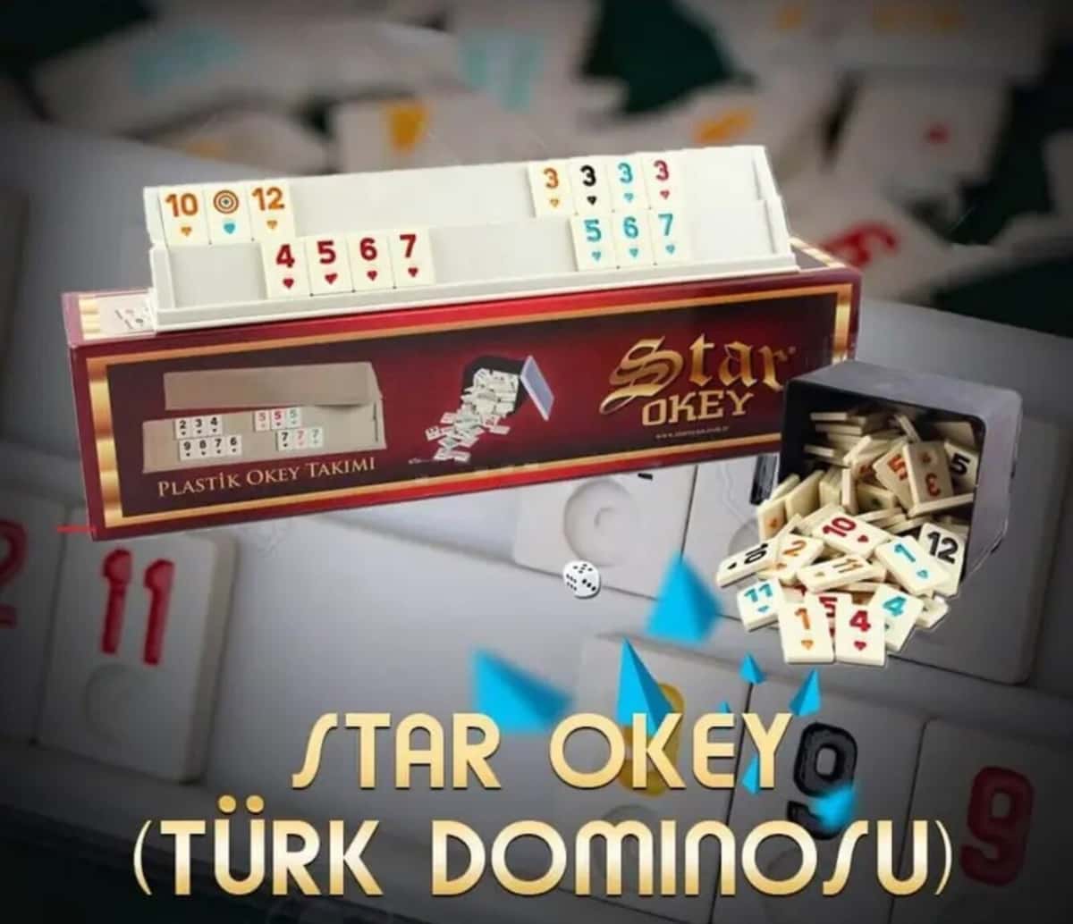 Okey-Star Turkish Domino Set - Tenderyard