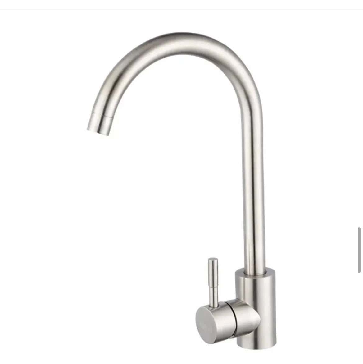 Kitchen faucet, Silver color - Tenderyard