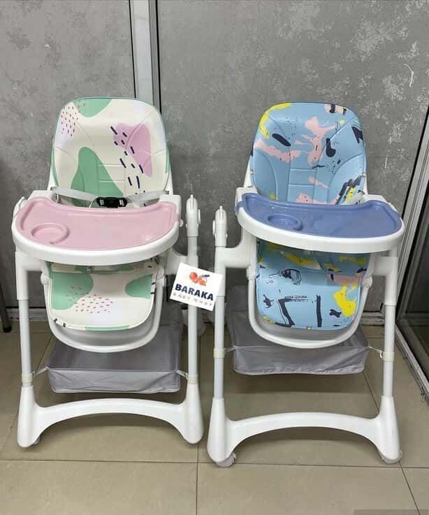 Unisex baby high chair, Mixed color - Tenderyard
