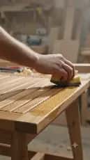 Slatted (perforated) wooden decorative panel - Tenderyard