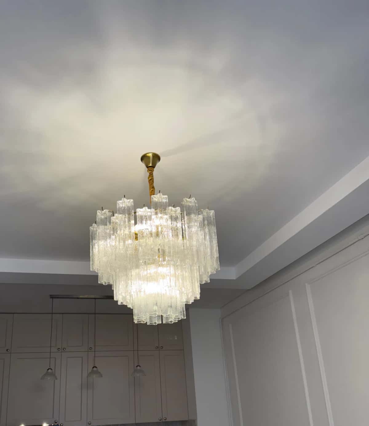 Chandelier White color - Tenderyard