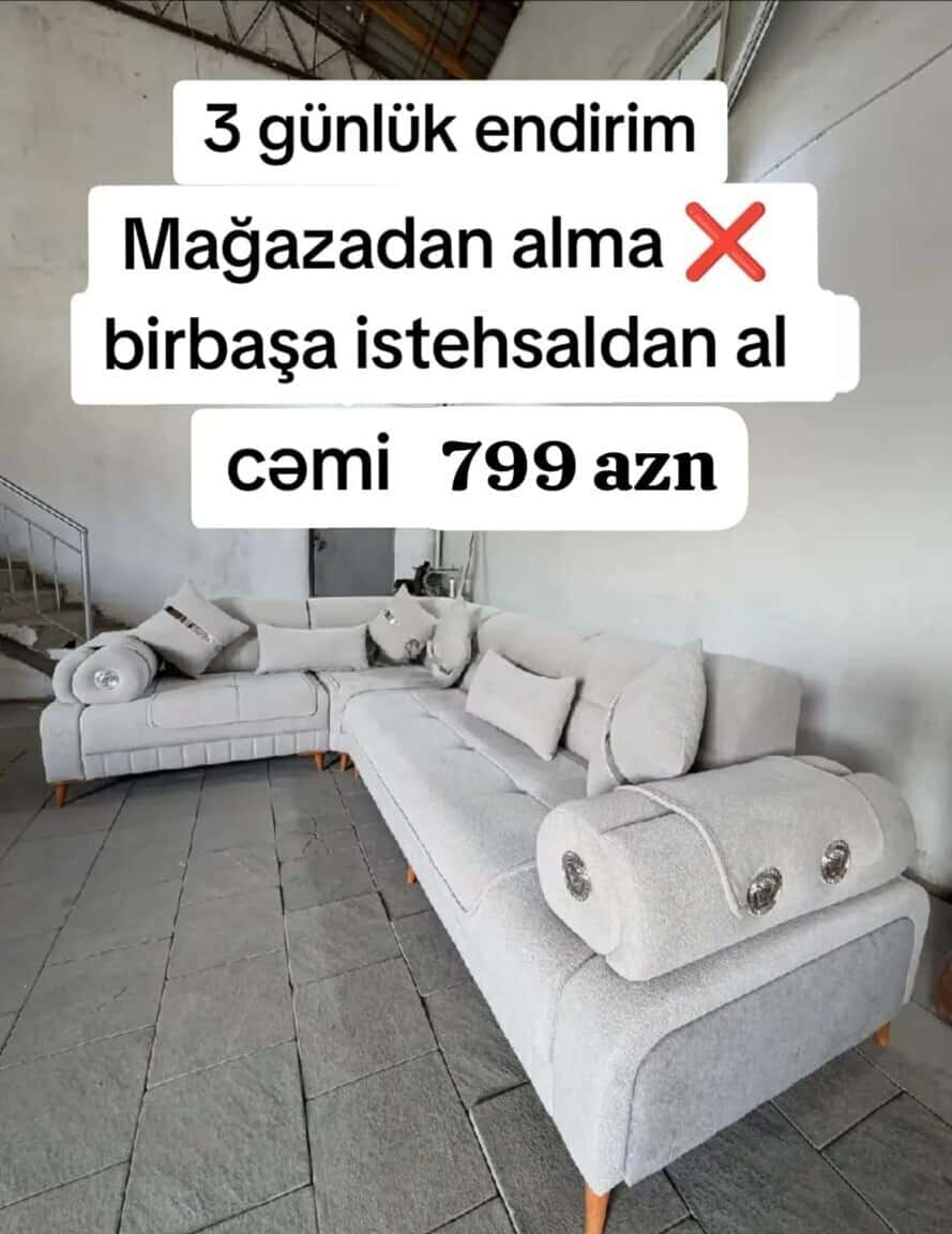 Künc divan, Qarışıq rəng - Tenderyard