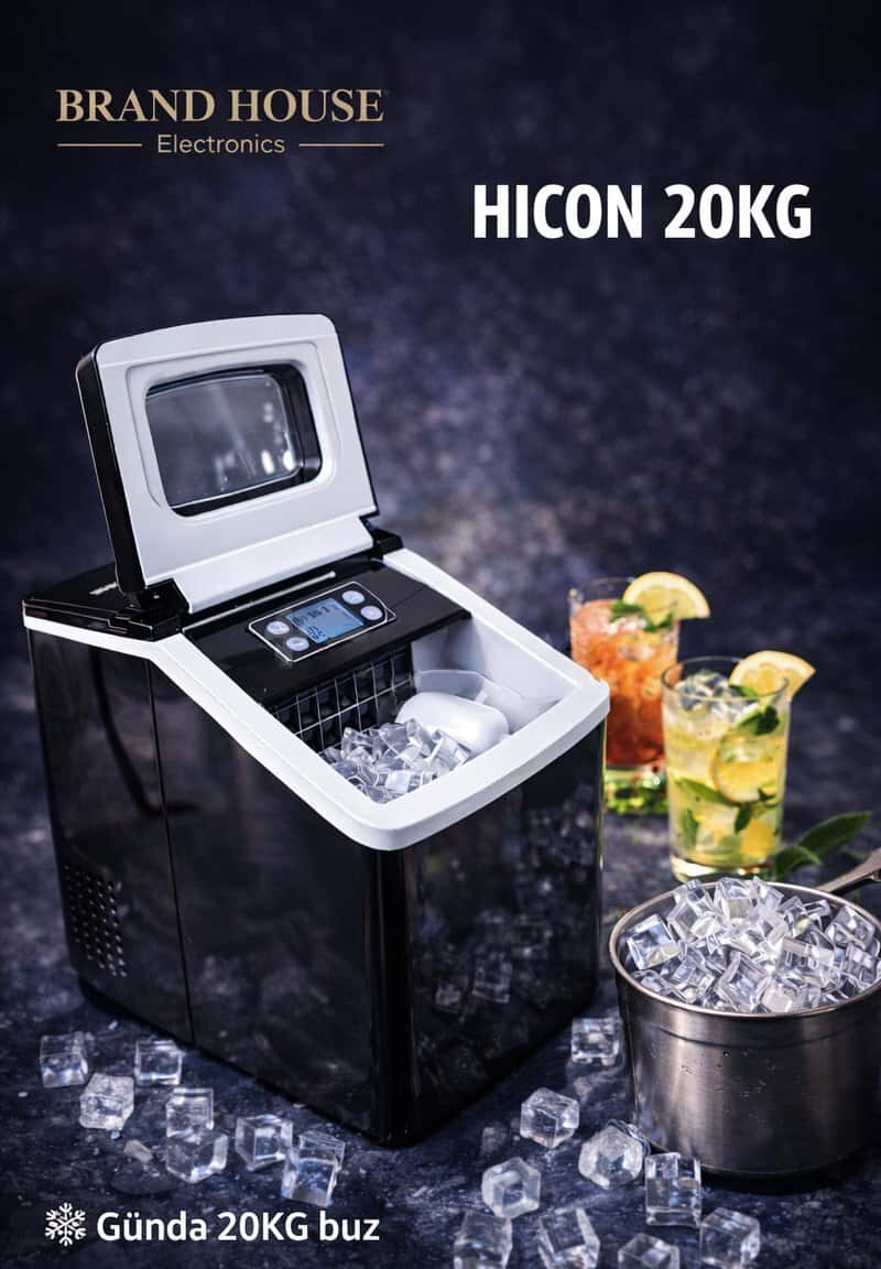 Hicon HZB-20F 20 kg Ice Maker - Tenderyard