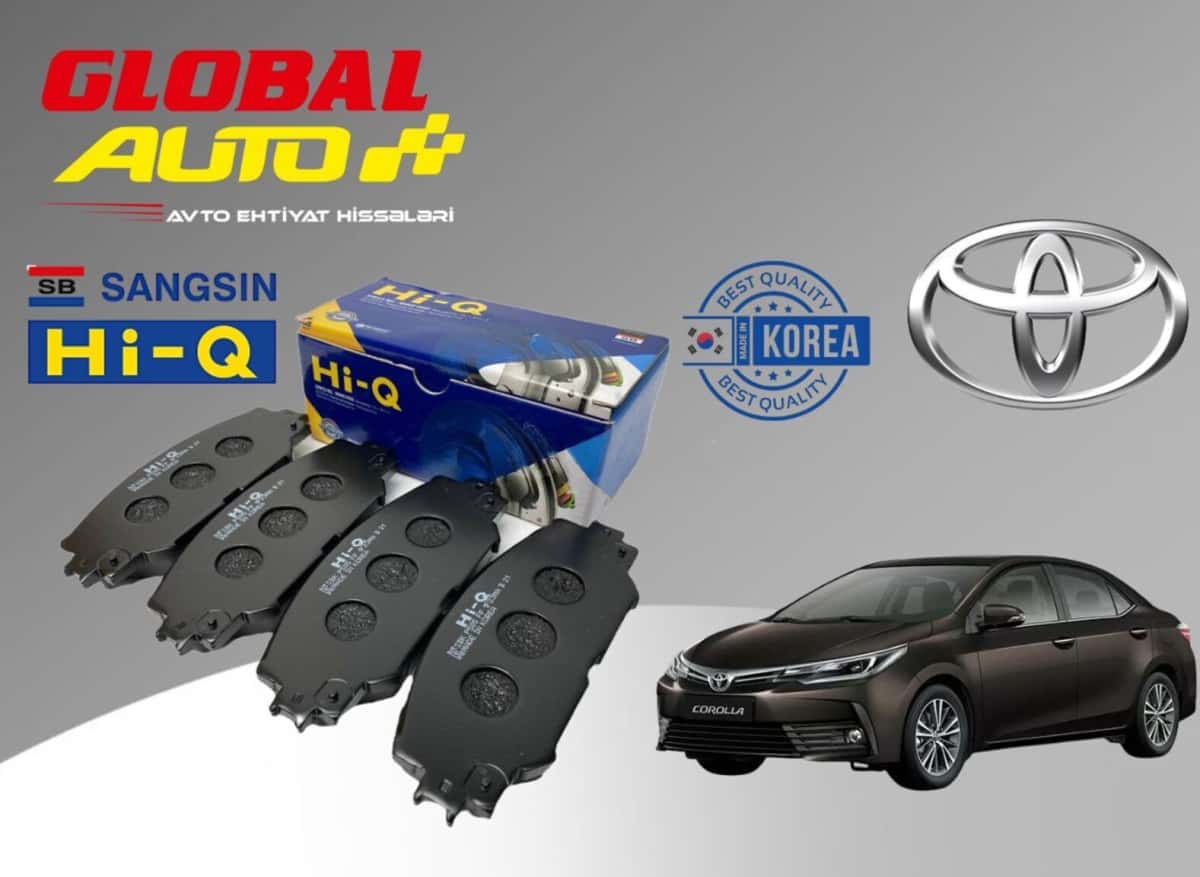 Brake pad Toyota Corolla 2016-2018 - Tenderyard