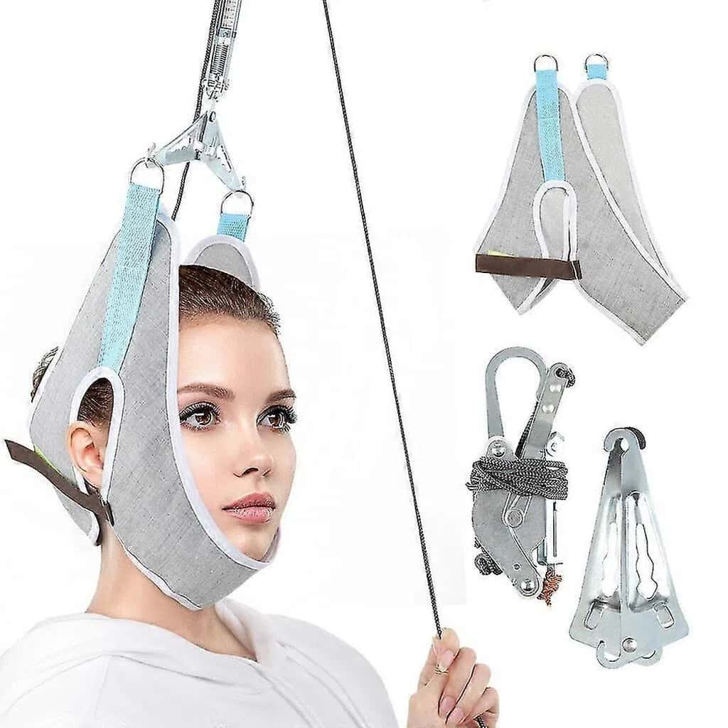 Neck and Head Traction Stretching System for Home - Tenderyard