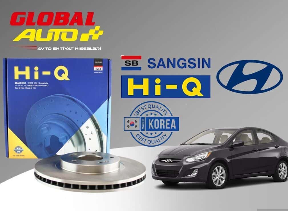 Brake disc Hyundai Accent 2011-2016 - Tenderyard