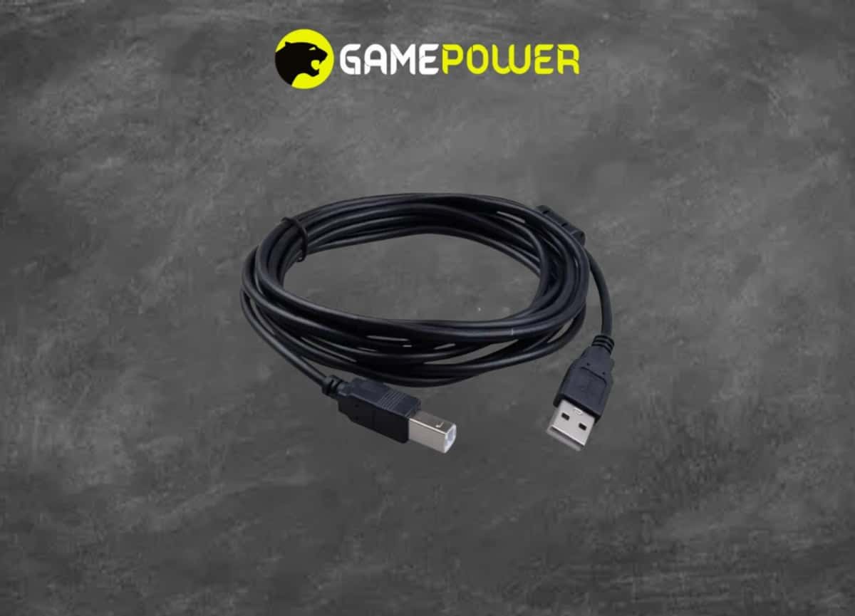 Black data cable, USB - Tenderyard