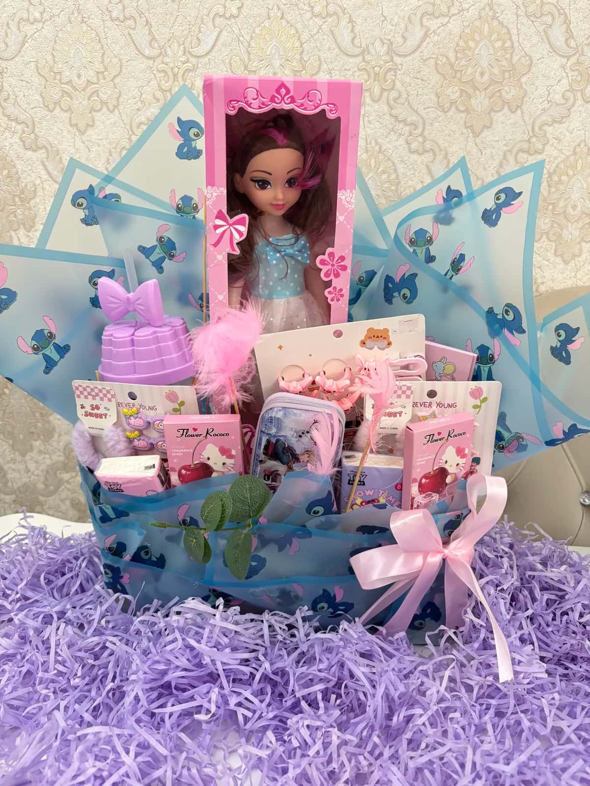 Special gift set with doll and accessories for girls - Tenderyard