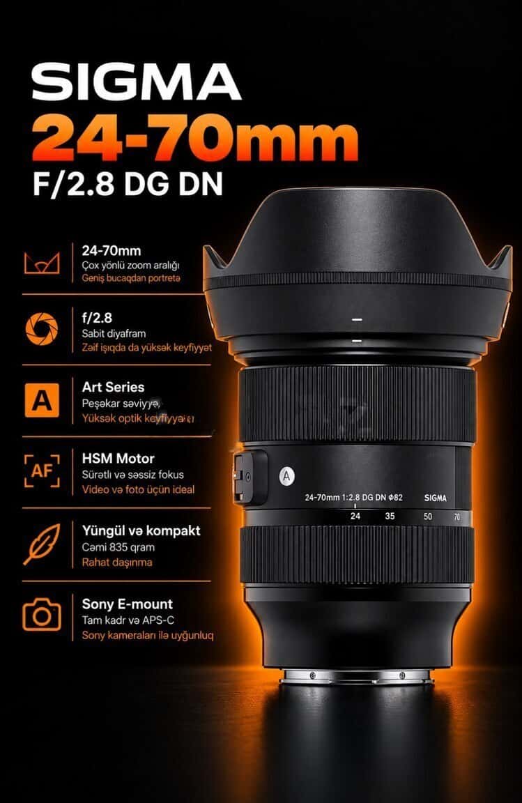 Sigma 24-70mm f/2.8 DG DN Art Lens - Tenderyard