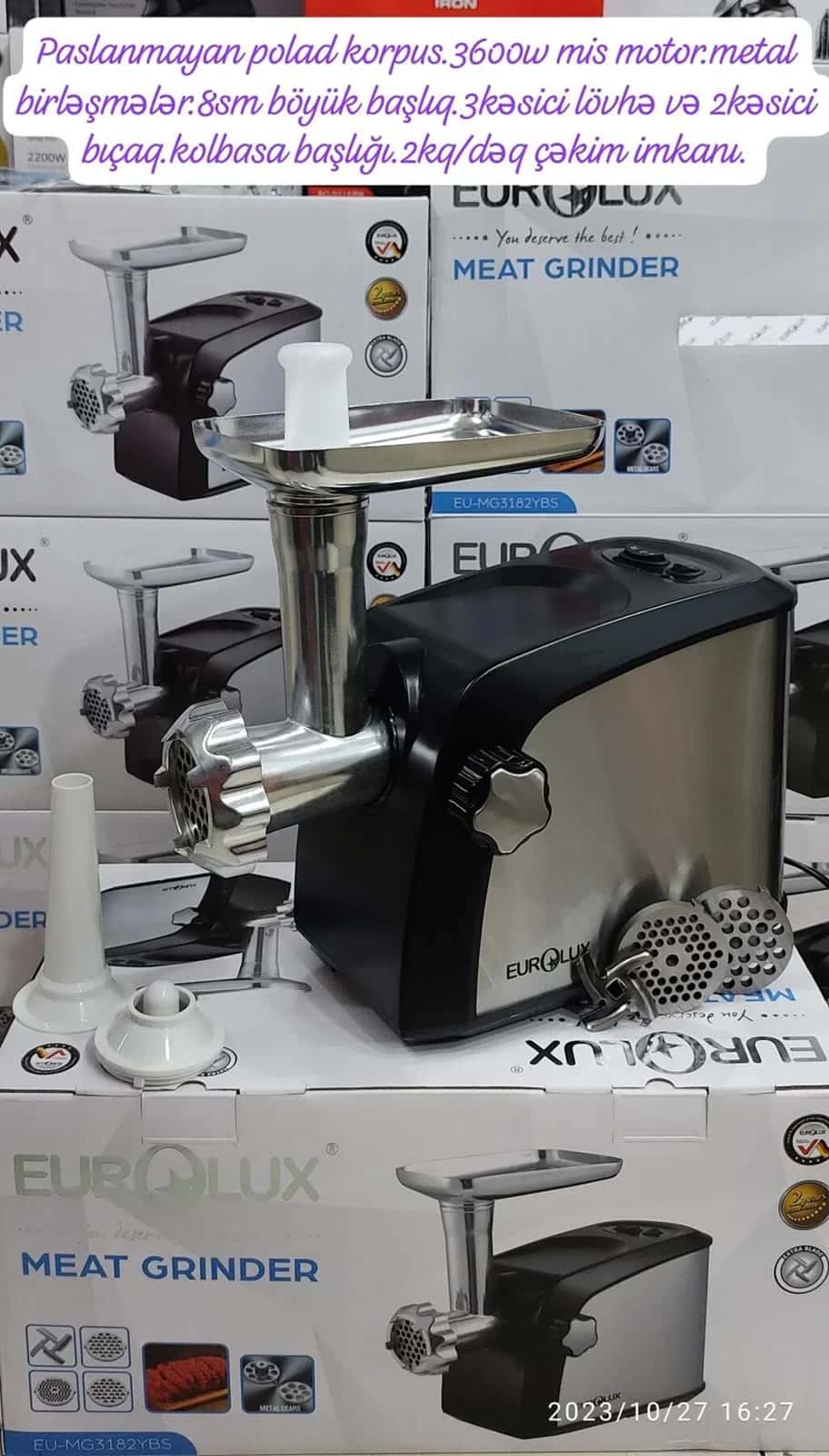 Eurolux meat grinder - Tenderyard