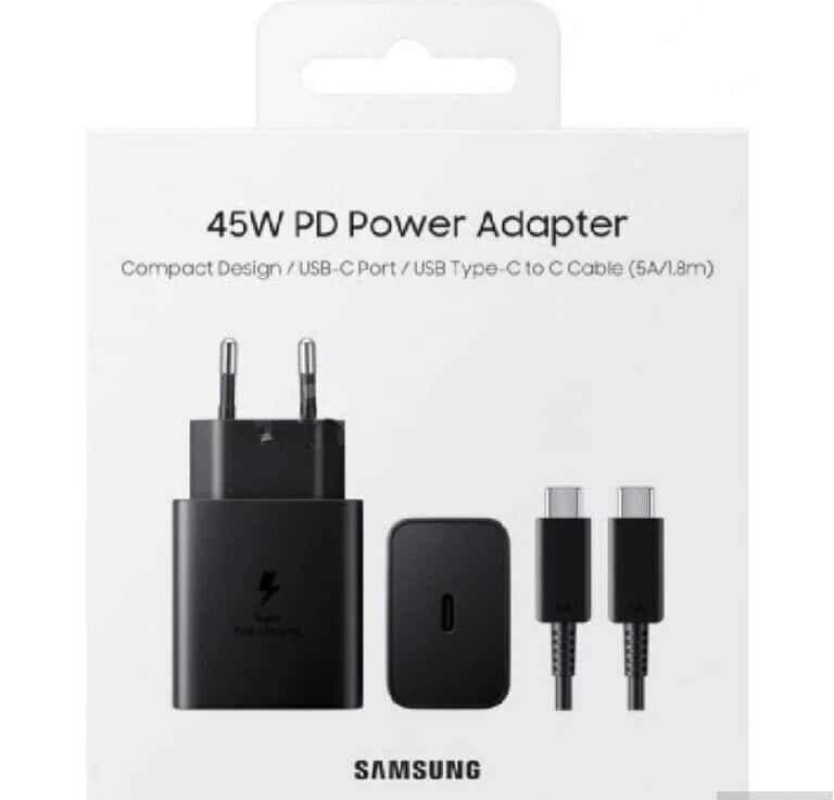 Адаптер Samsung 45W супер быстрое зарядное устройство - Tenderyard