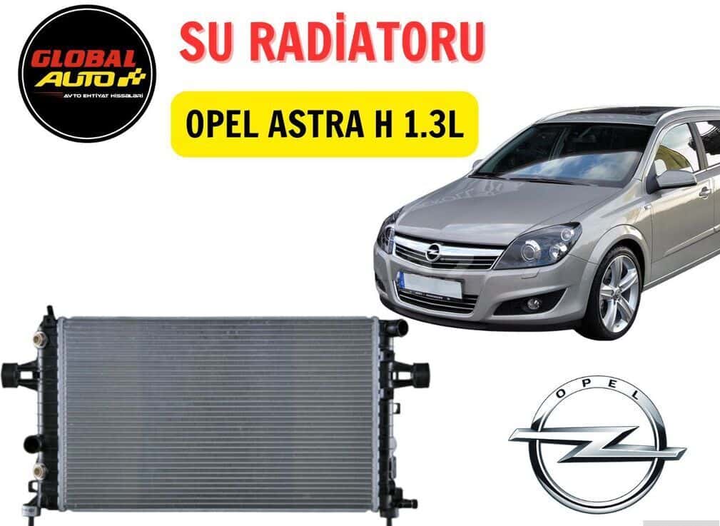 Water radiator Opel Astra H 1.4L - Tenderyard