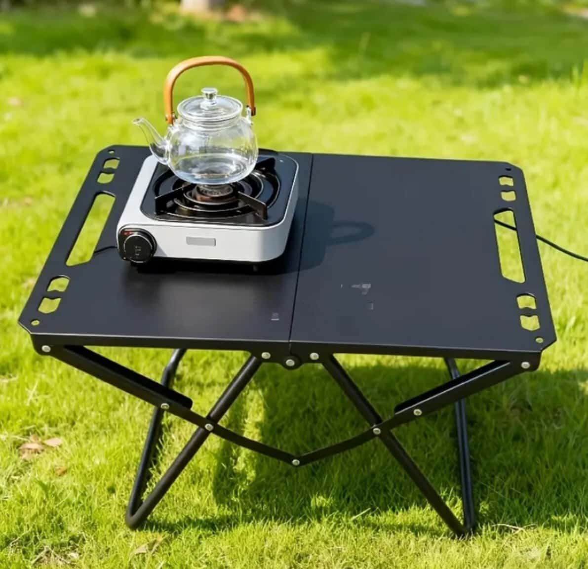 Folding camping table 50x30 cm and 58x36 cm - Tenderyard