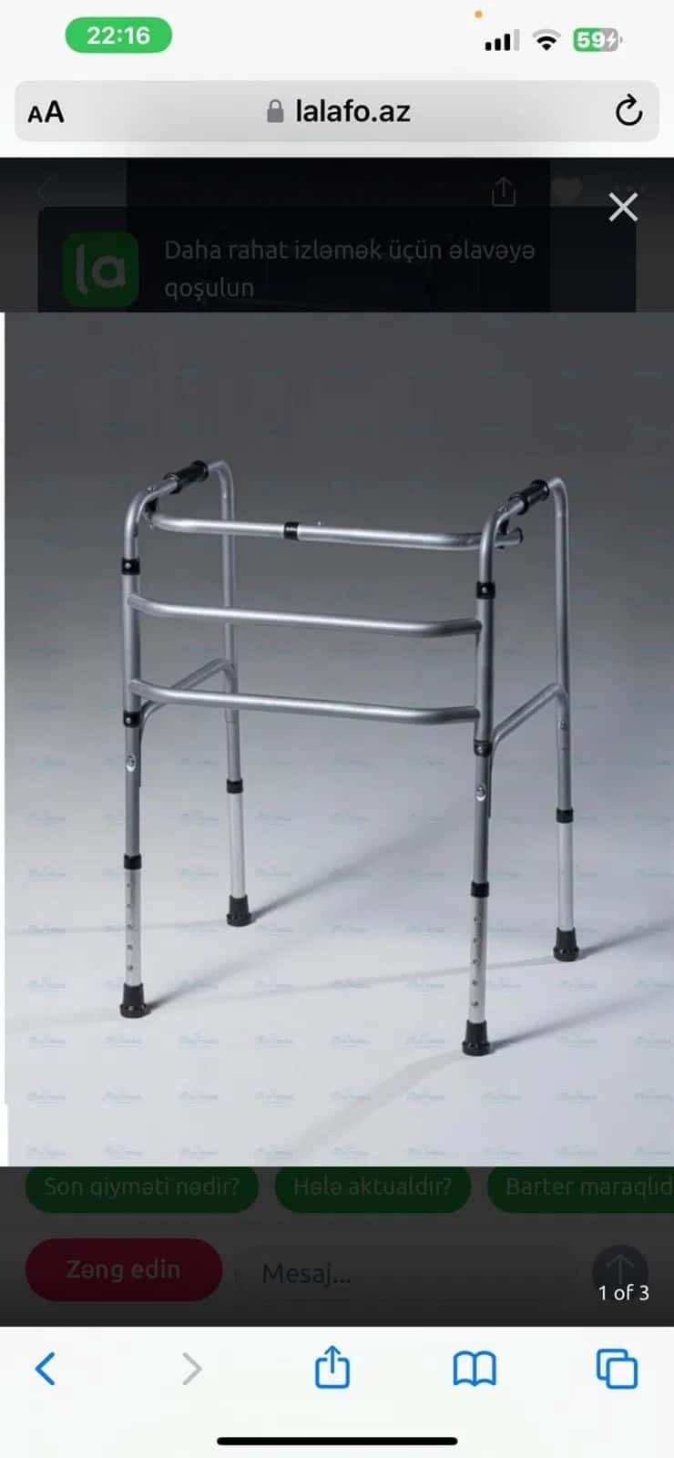 Patient Walker (Walking Frame) - Tenderyard