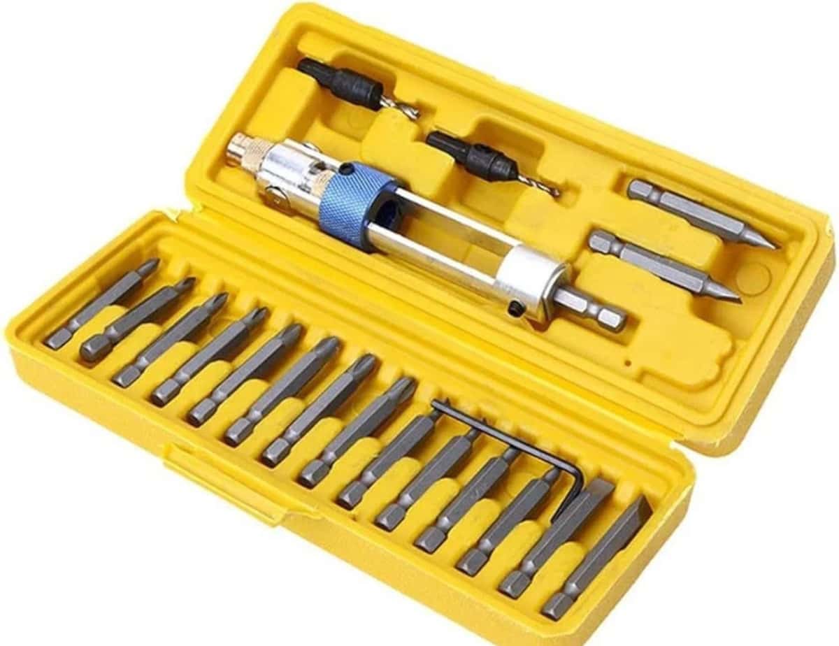 Drill bit set 20-piece multifunctional - Tenderyard