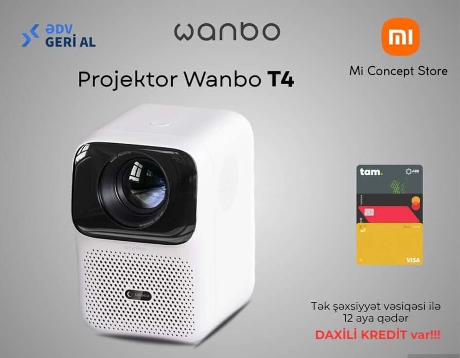 Proyektor Wanbo T4 - Tenderyard