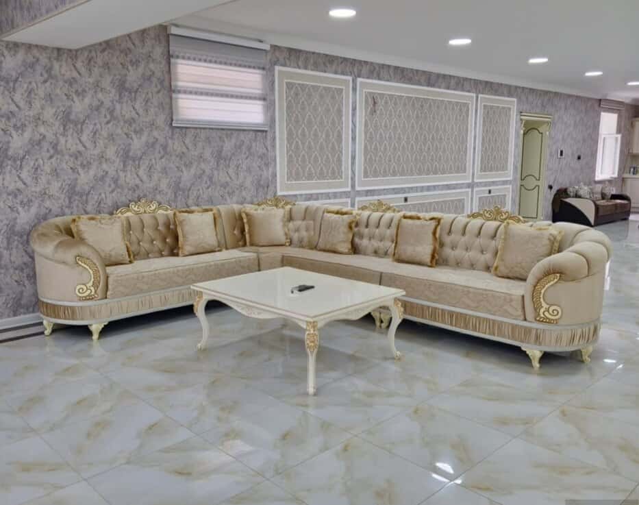 Künc divan, Qarışıq rəng - Tenderyard