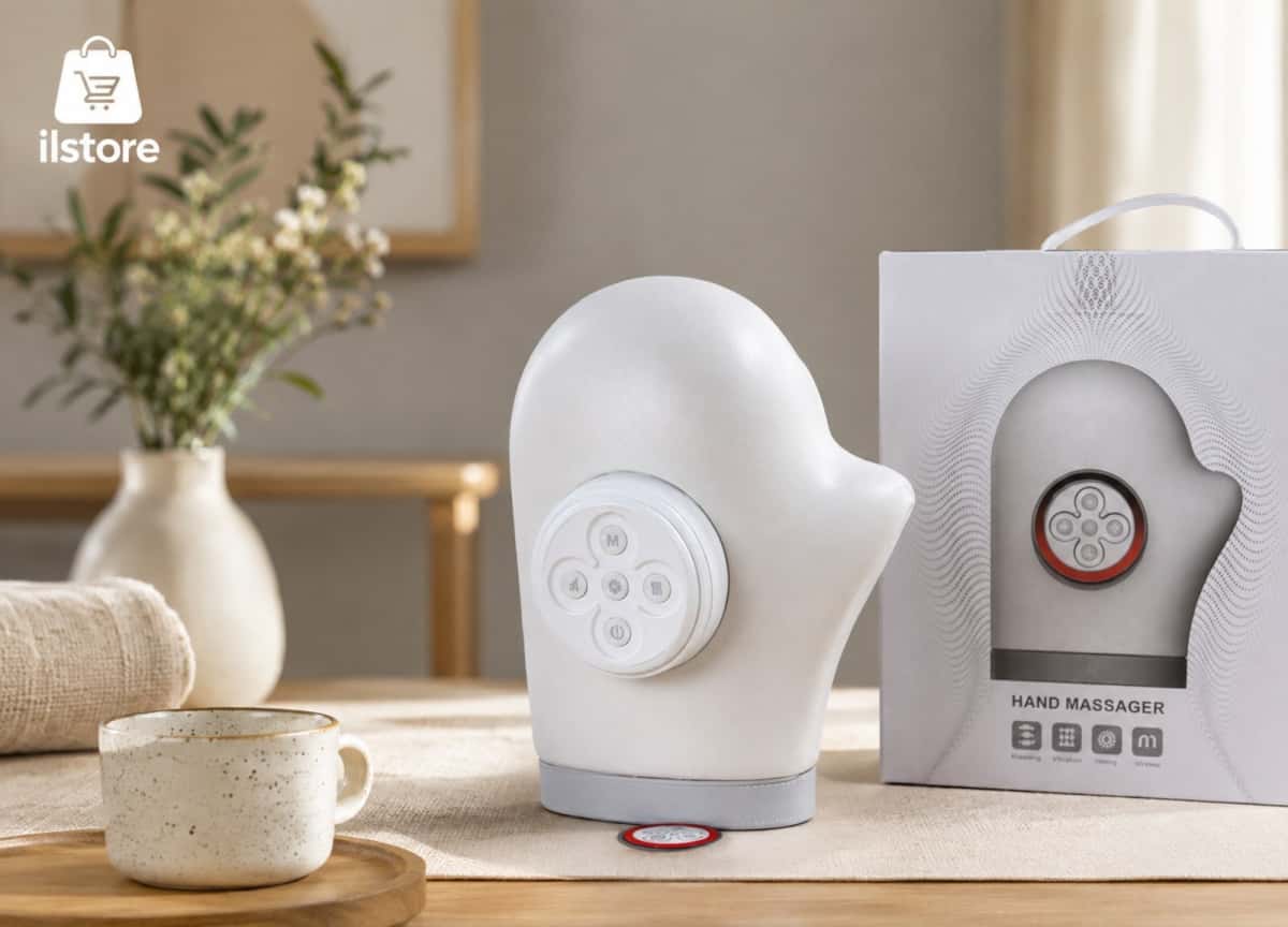 Hand massager with air pressure and heating - Tenderyard