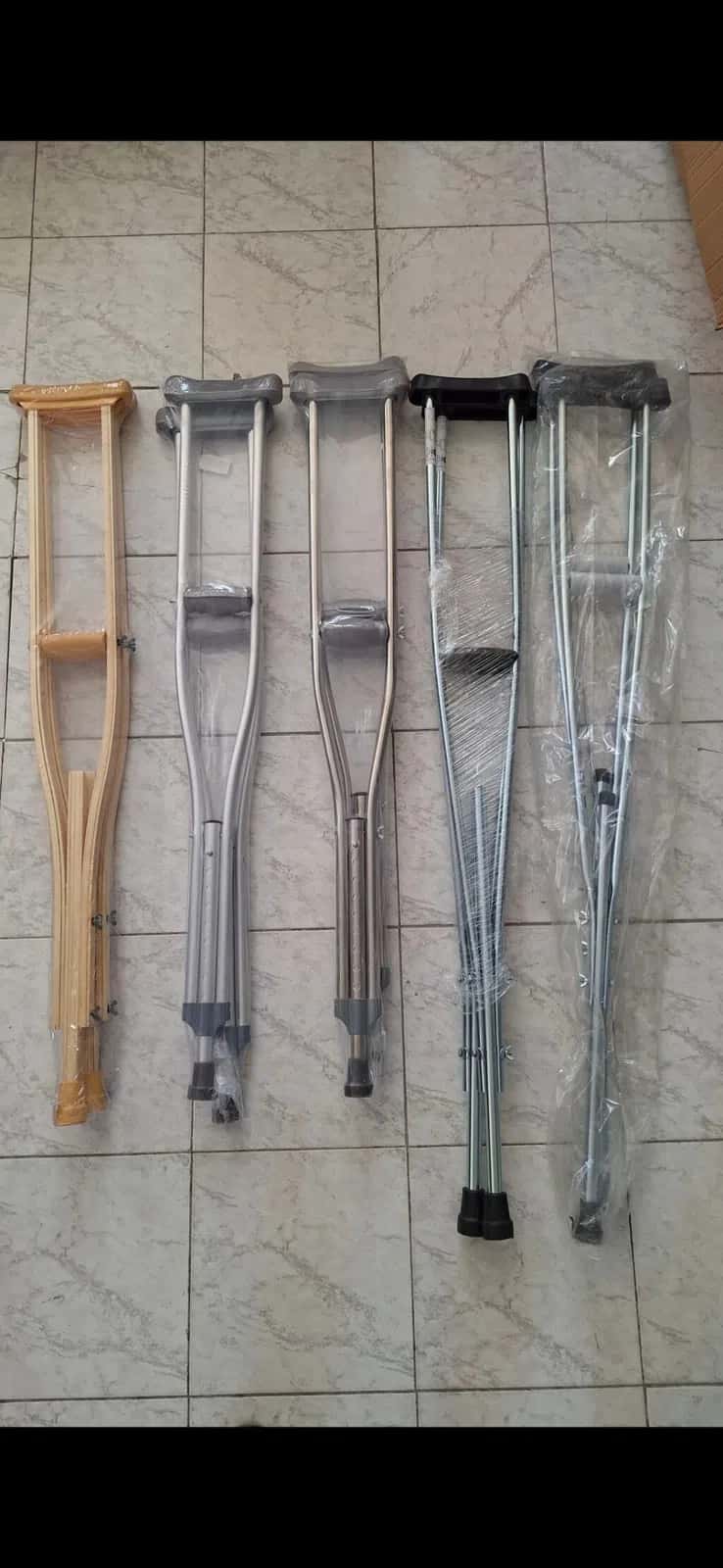 Underarm Crutch (Wood and Metal) - Tenderyard