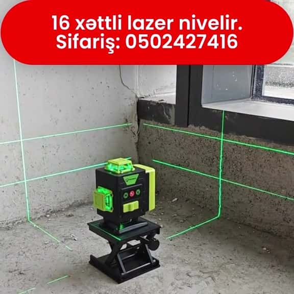 16-line laser level - Tenderyard