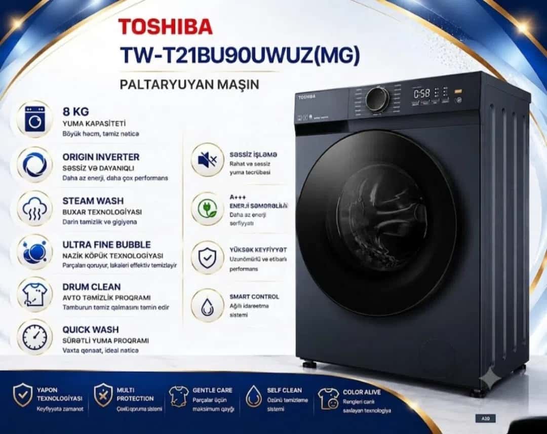 Toshiba washing machine - Tenderyard