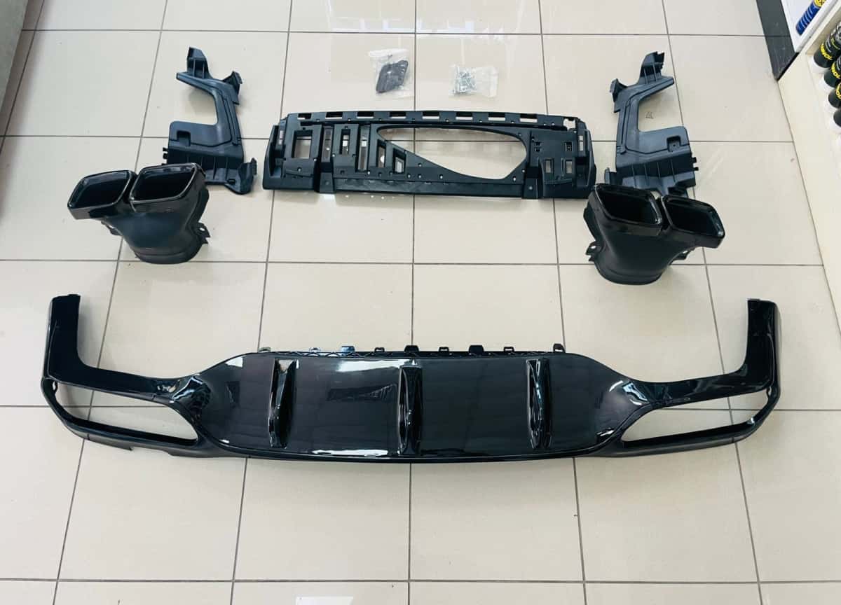 Rear diffuser kit for Mercedes W213 E-Class 2017-2020 - Tenderyard