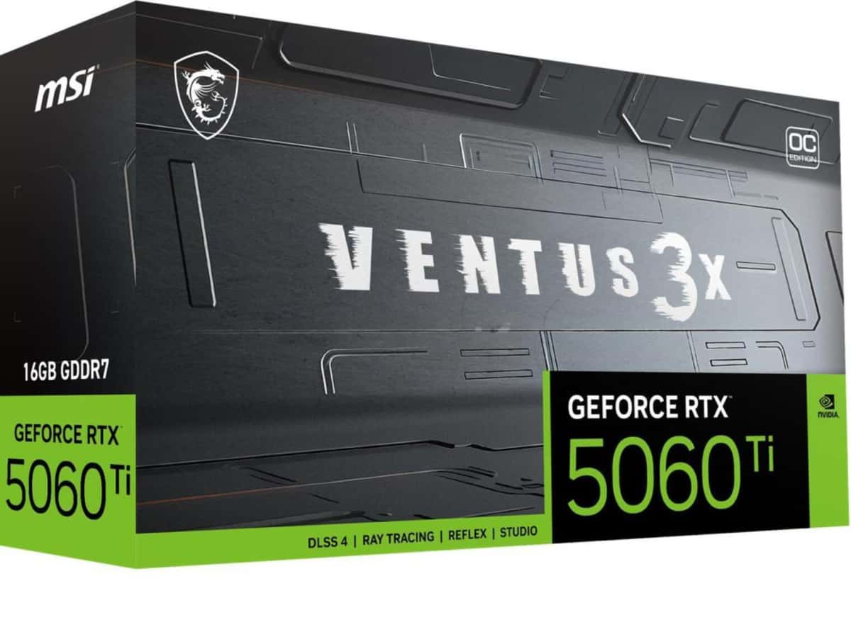 Video kart MSI GeForce RTX 5060 Ti Ventus 3X OC 16GB - Tenderyard