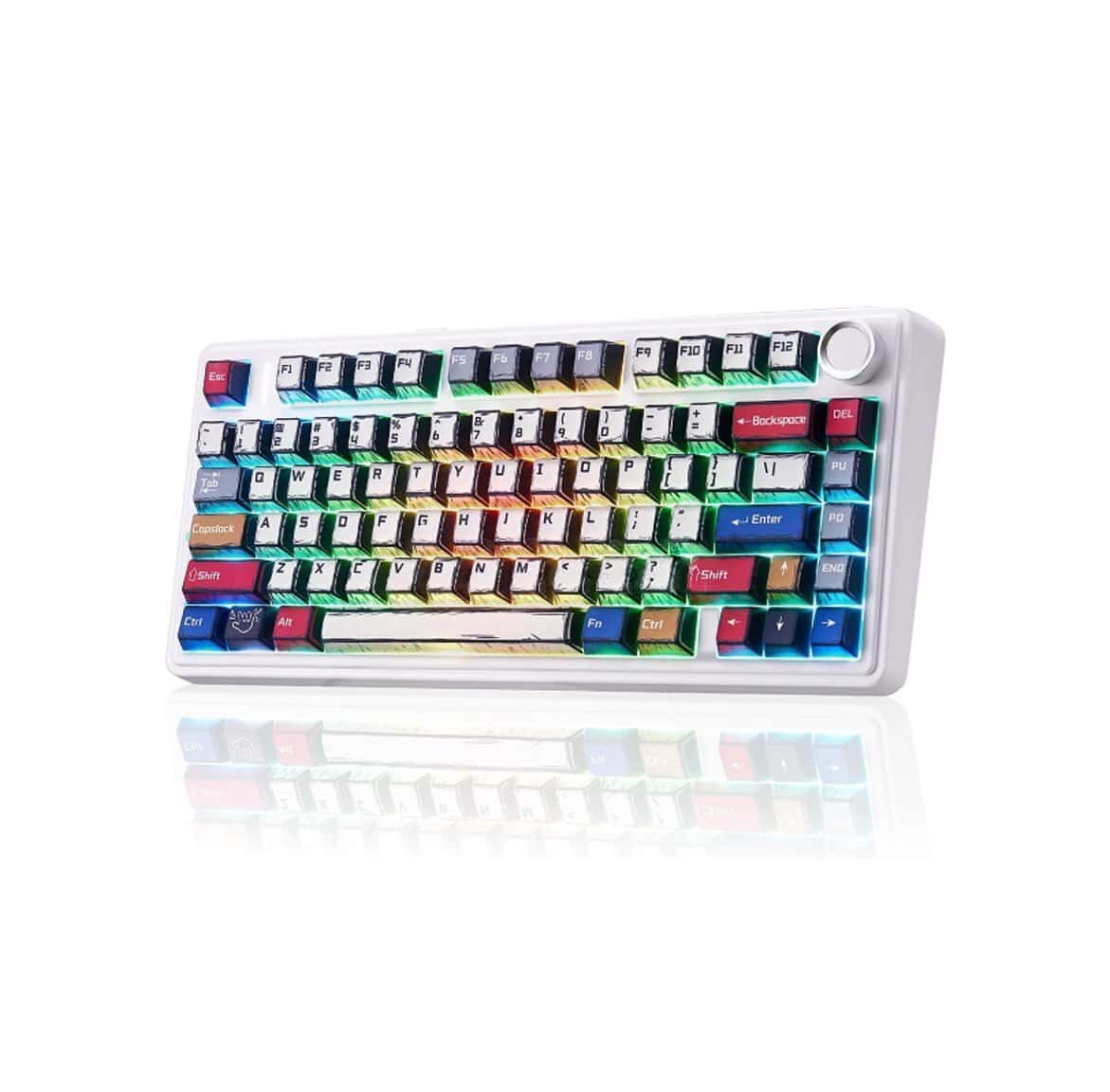 Aula F75 Comics mechanical keyboard - Tenderyard