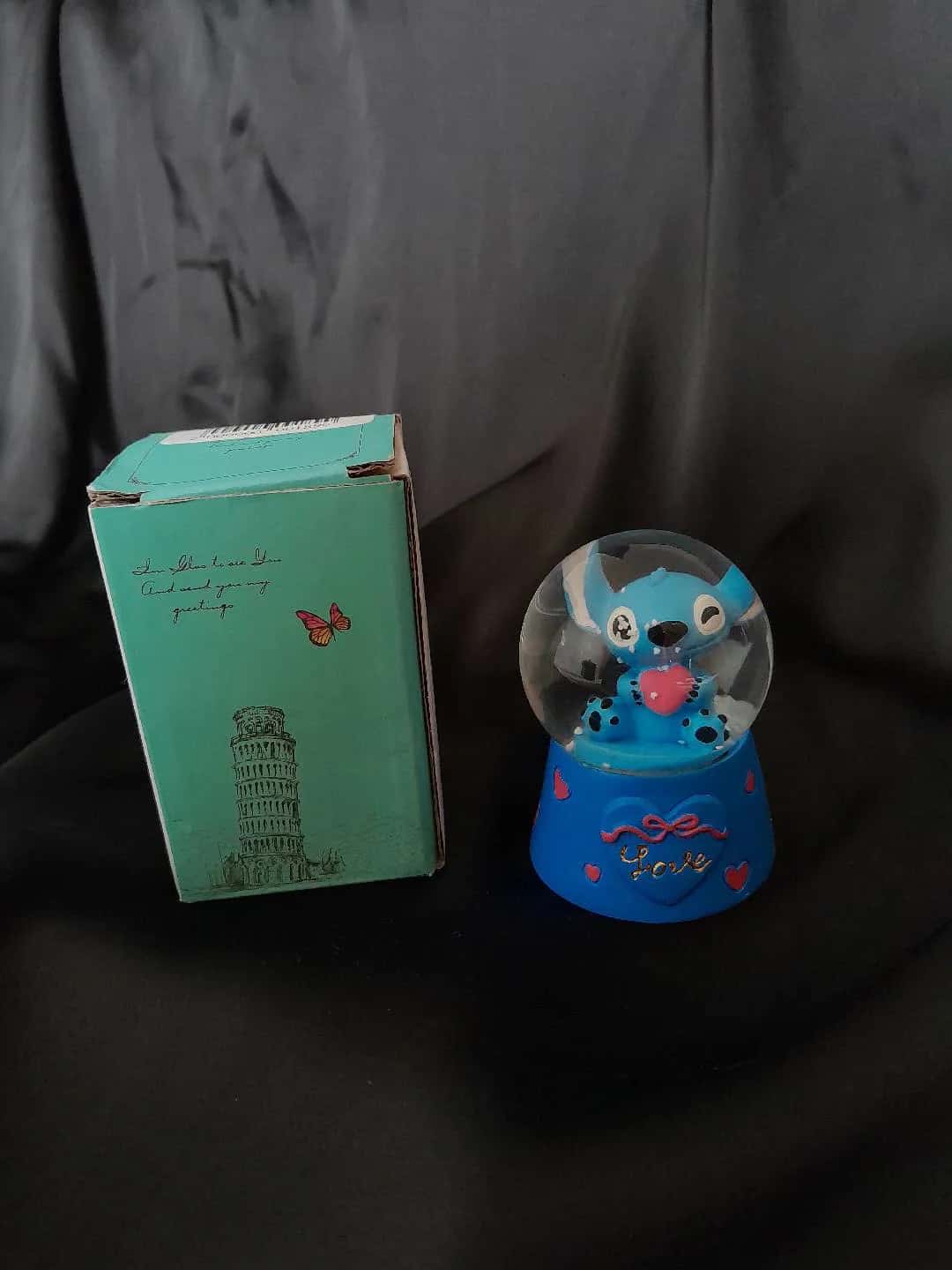 Stitch dizaynlı sevimli mini kar kürəsi - Tenderyard