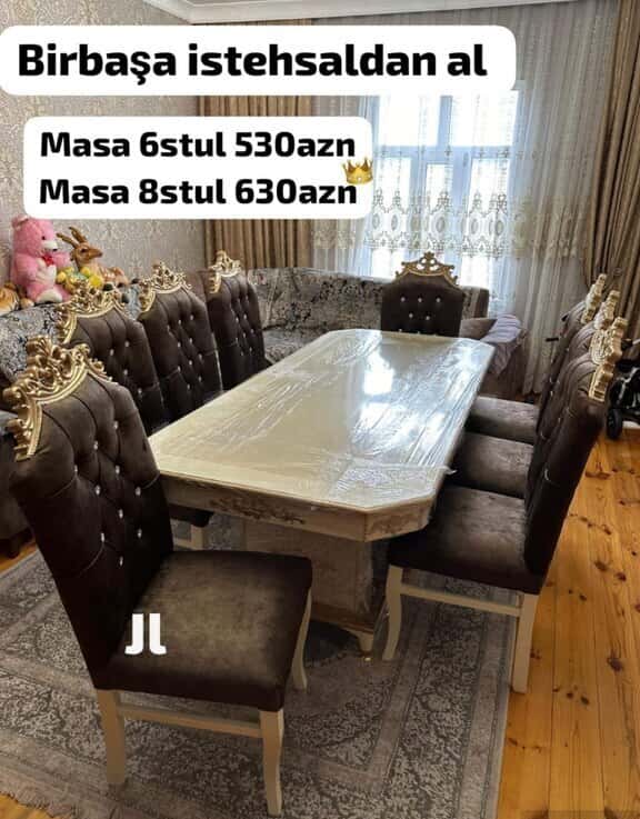 Masa-stul dəsti, Qarışıq rəng - Tenderyard
