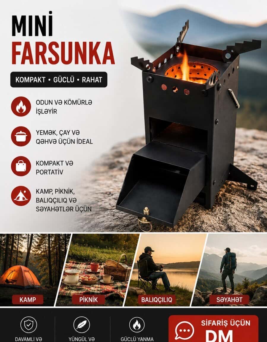 Portable mini stove (burner) - Tenderyard