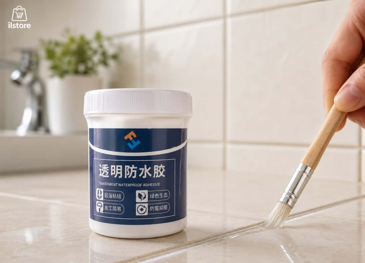 Tile and ceramic adhesive gel, transparent, 300 g - Tenderyard