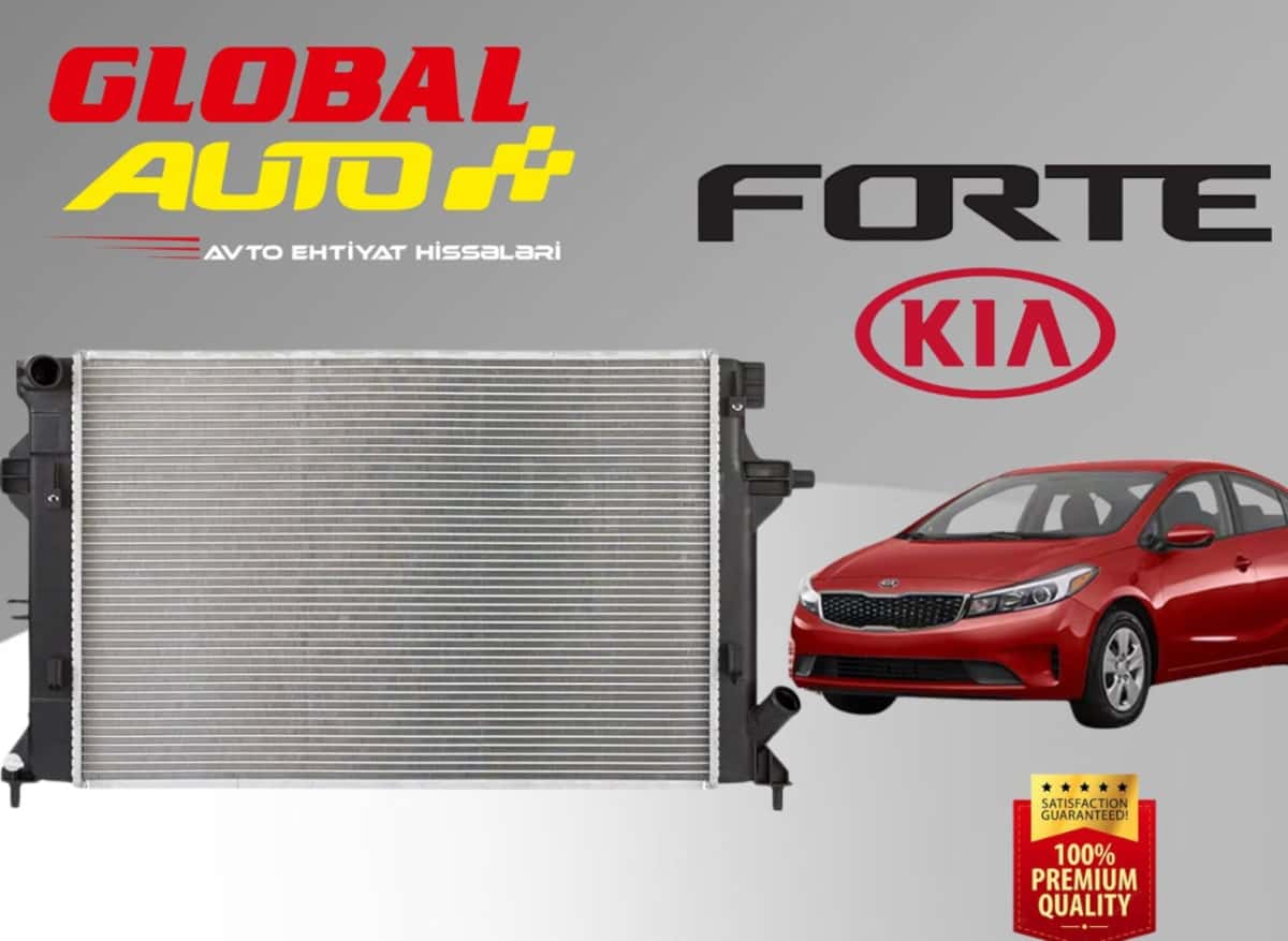 Water radiator Kia Forte 2016-2018 - Tenderyard