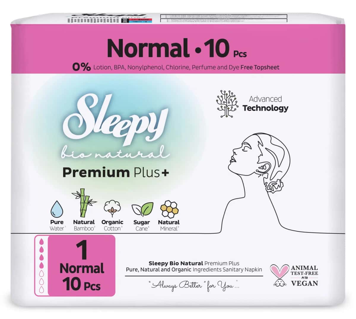 Sleepy Bio Natural Premium+ Urology Pad 10 pcs - Tenderyard