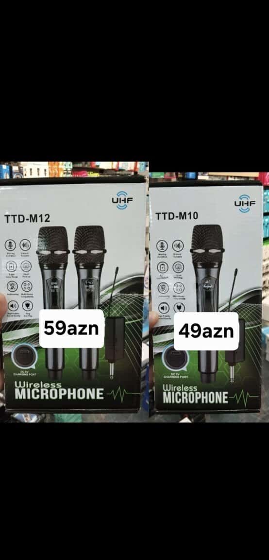 Беспроводной караоке-микрофон TTD-M10 и TTD-M12 - Tenderyard