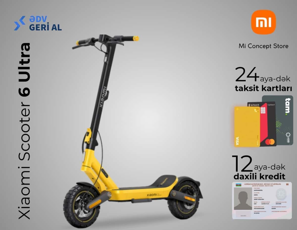 Electric scooter Xiaomi Scooter 6 Ultra - Tenderyard